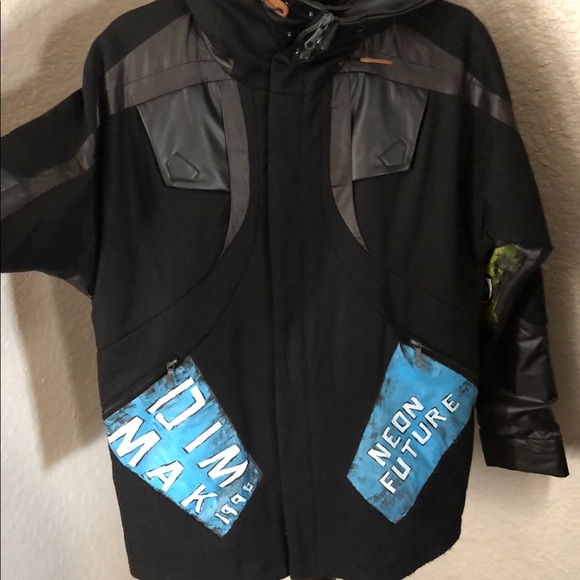 Steve Aoki- Dim Mak Collection ‘Eyes Got Your Back’ Jacket #30. - Picture 3 of 5